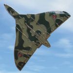 Camouflage Vulcan Pin Badge